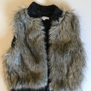 Loft furry vest